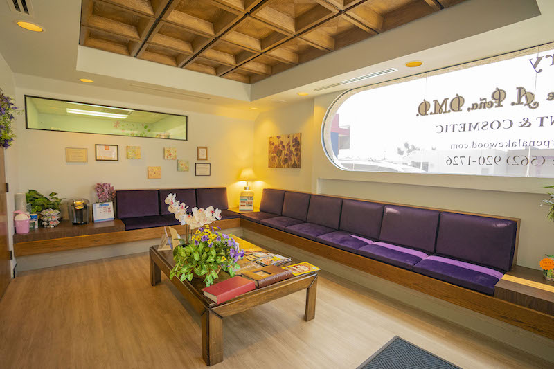 Patient waiting room at Rebecca Irene A Peña DMD