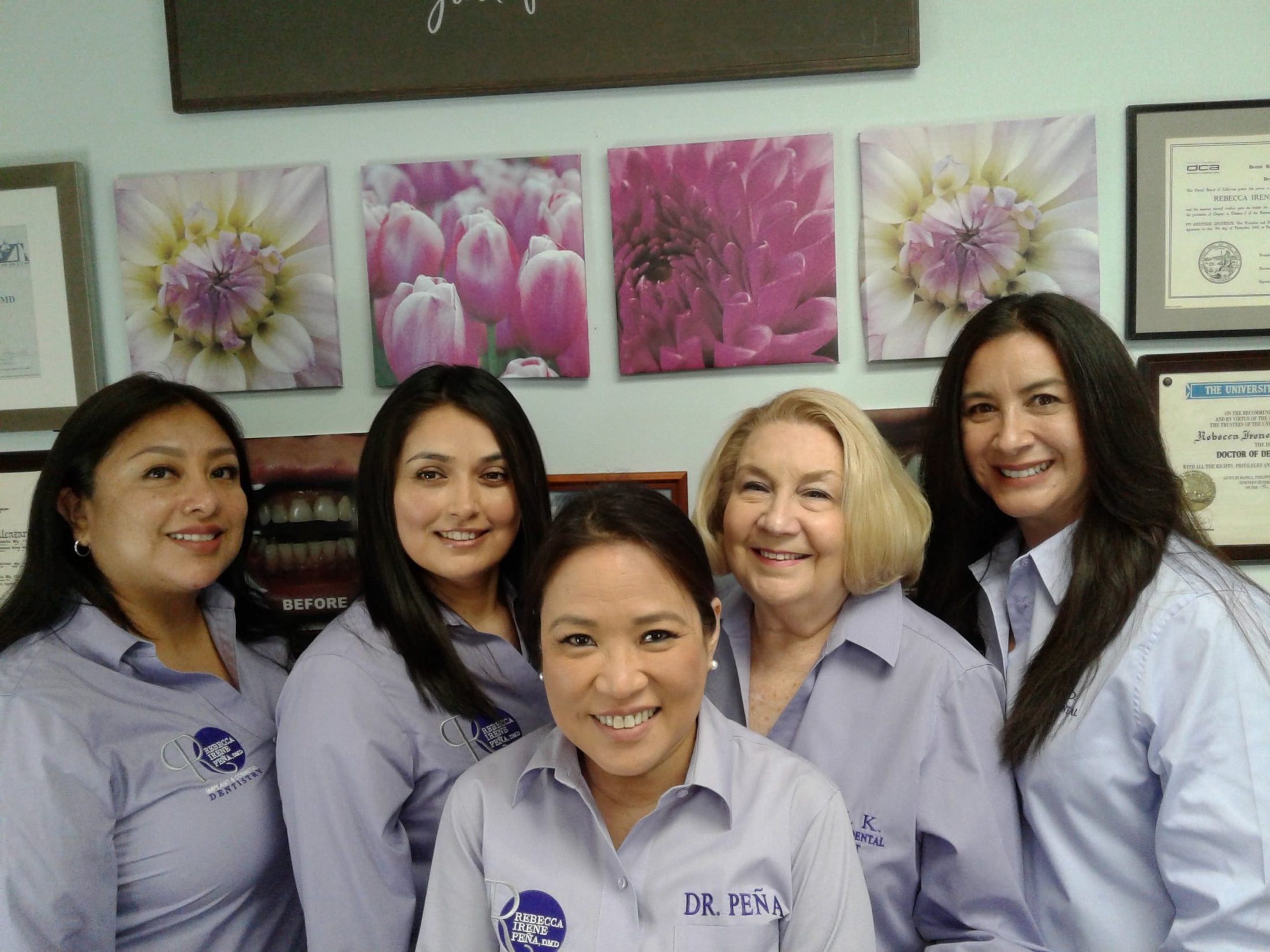 Dr. Peña and staff