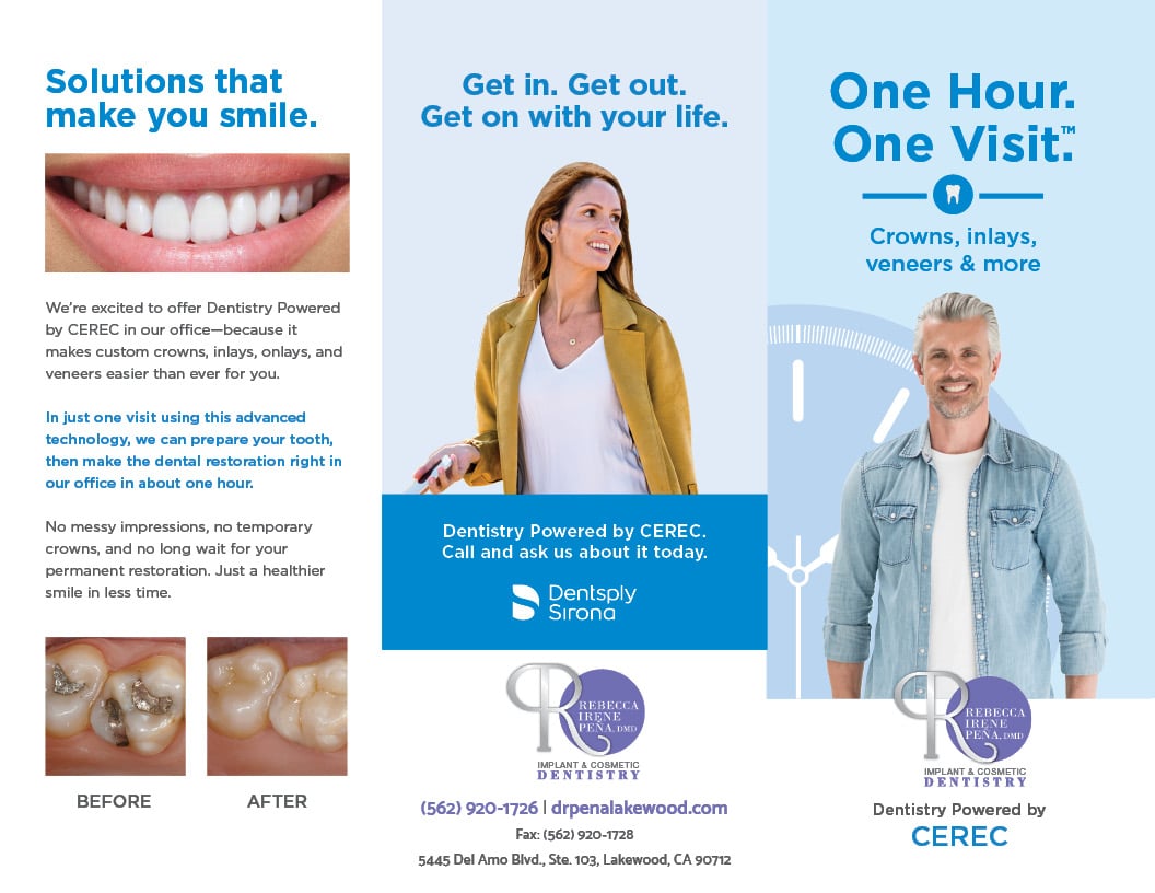 Same-Day Crowns (CEREC) Infographic